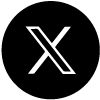 logo of X in black